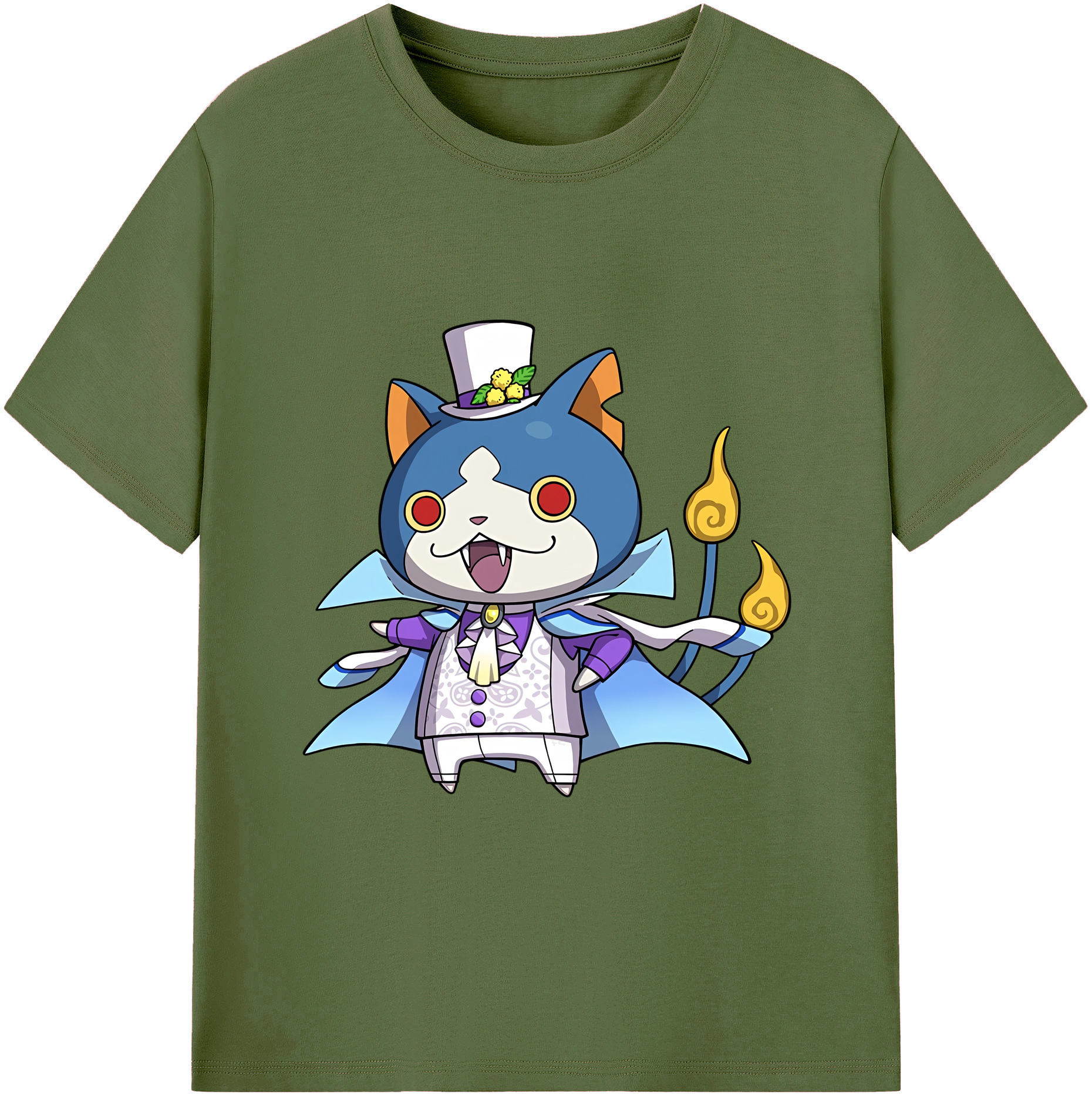 （画像用） 妖怪ウォッチ Yo-kai Watch 綿100％半袖Tシャツ（フロントプリント）